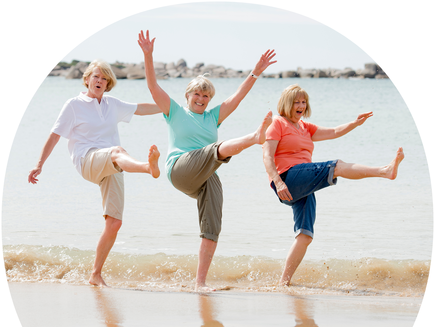 Retired-teachers-frolicking-on-a-beach